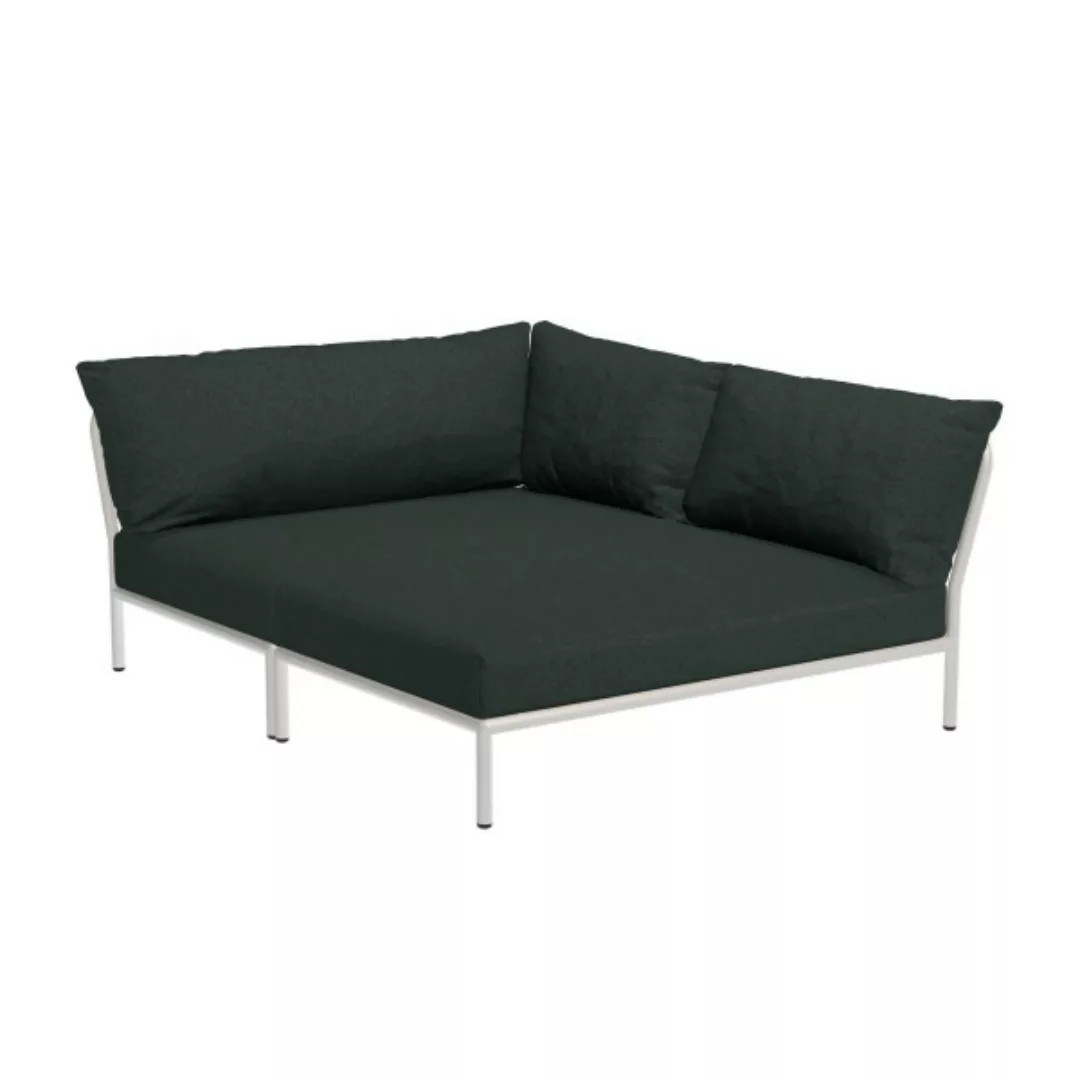 LEVEL2 Outdoor Eck-Sofa Lounge-Modul 5 Alpine Weiß Rechts günstig online kaufen