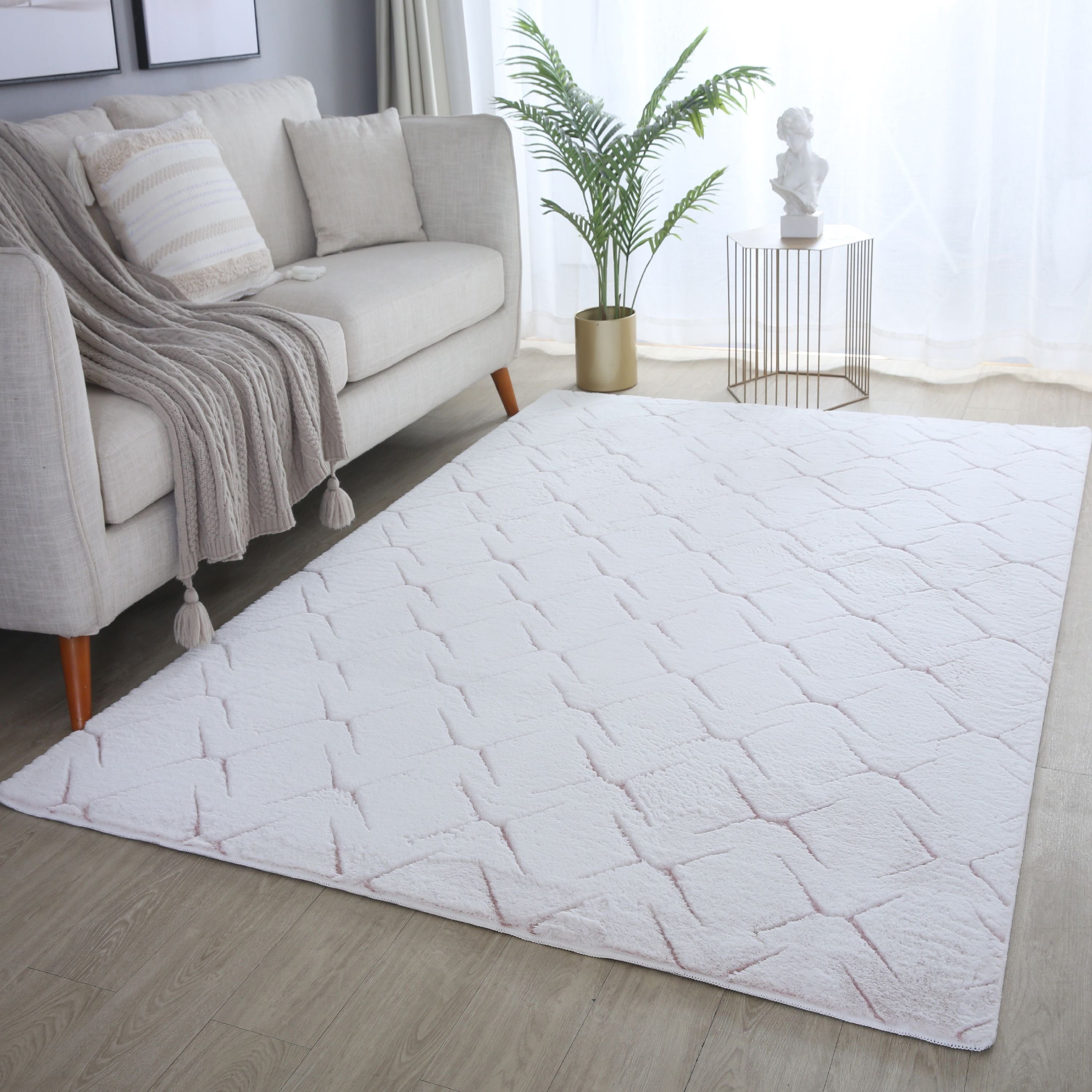 SIMPEX24 Teppich Skandinavisches Design, Läufer, Höhe: günstig online kaufen