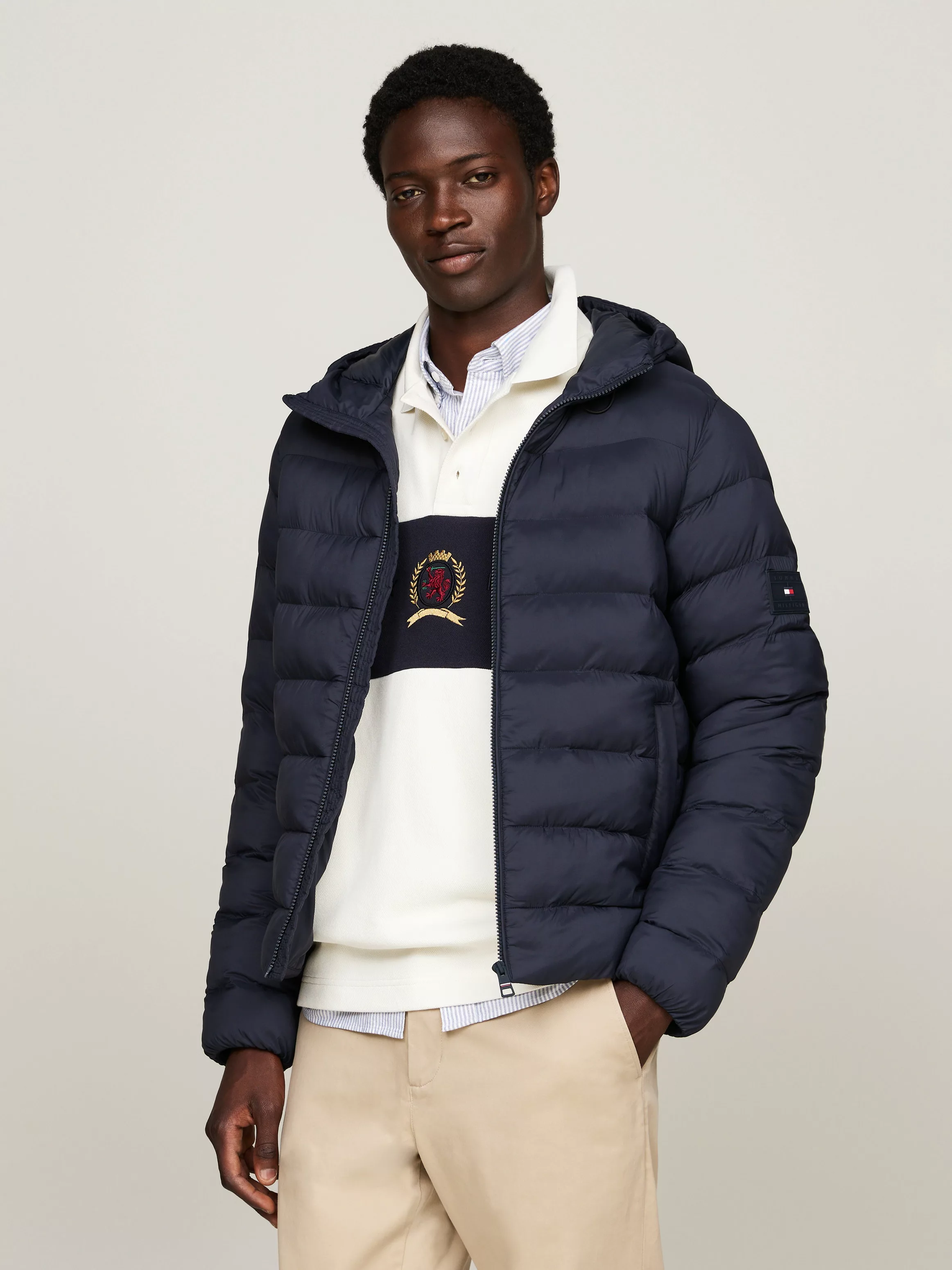 Tommy Hilfiger Steppjacke "MID WEIGHT HOODED JACKET", mit Kapuze günstig online kaufen