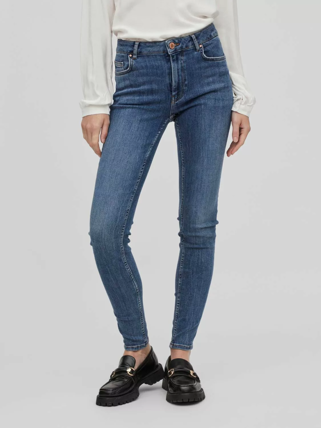 Vila Skinny-fit-Jeans VISARAH WU02 RW SKINNY JEANS - NOOS günstig online kaufen