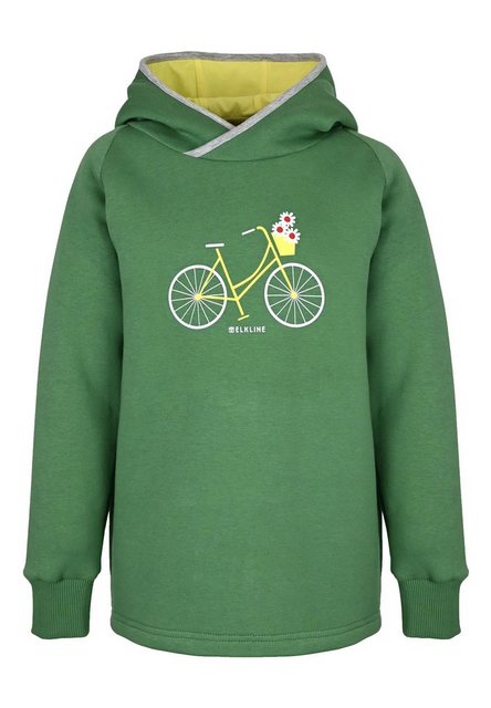 Elkline Hoodie Keep It Kapuzenpullover Skateboard Bike Print günstig online kaufen