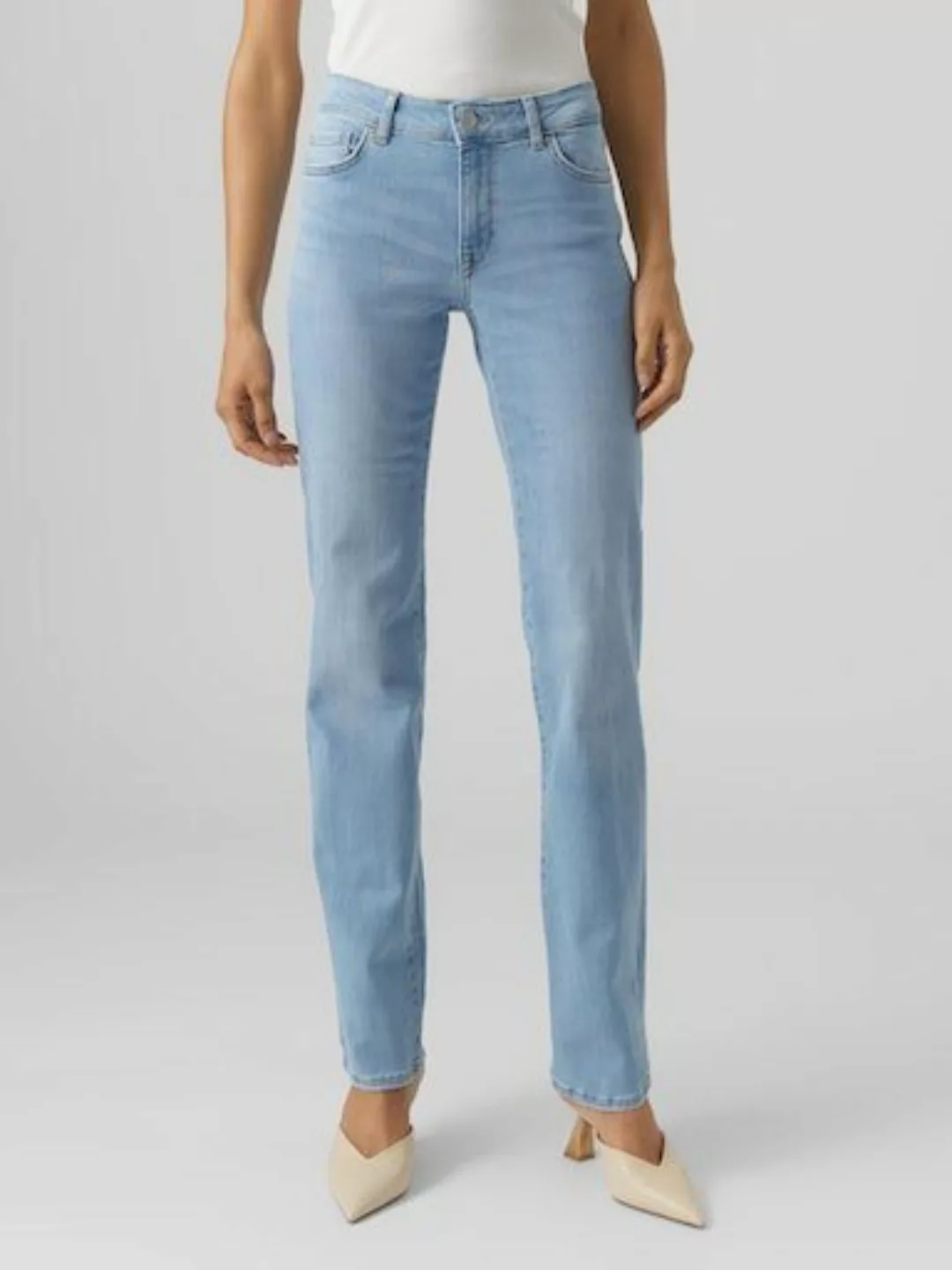 Vero Moda 5-Pocket-Jeans VMDAF MR STRAIGHT JEANS DO350 NOOS günstig online kaufen