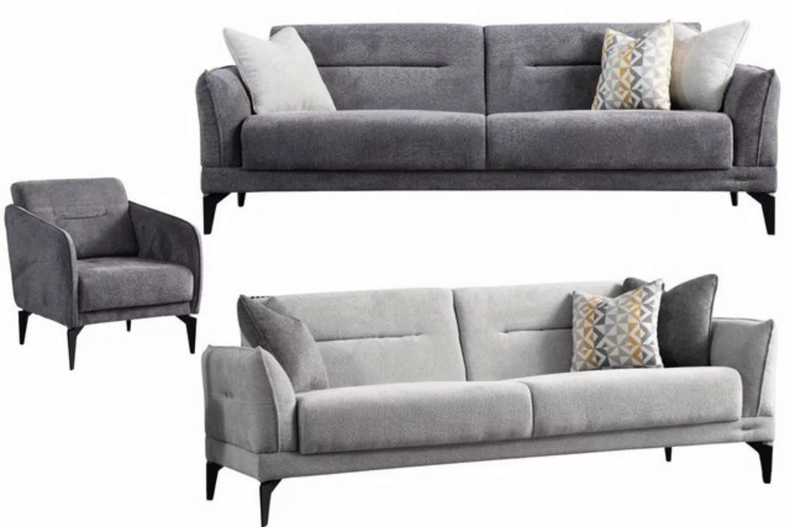 Villa Möbel Sofa Metro, 1 Stk. 3-Sitzer, Hand Made Qualtiy, Schlaffunktion günstig online kaufen