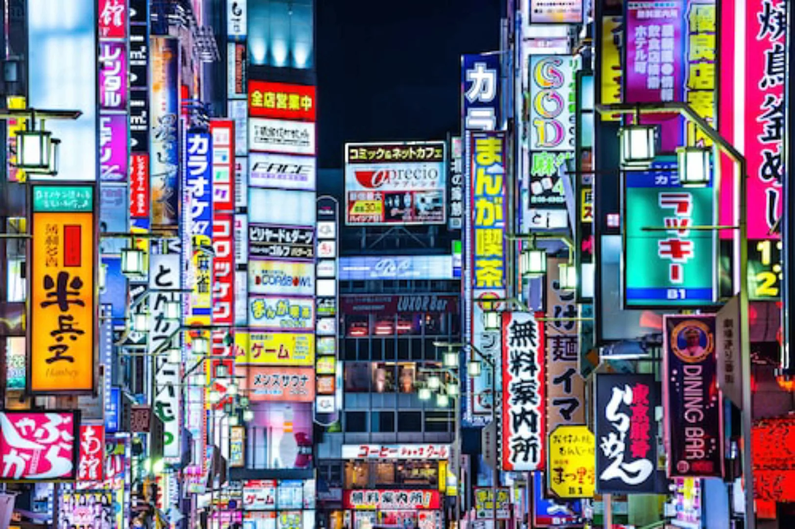 Papermoon Fototapete »Japan bei Nacht« günstig online kaufen