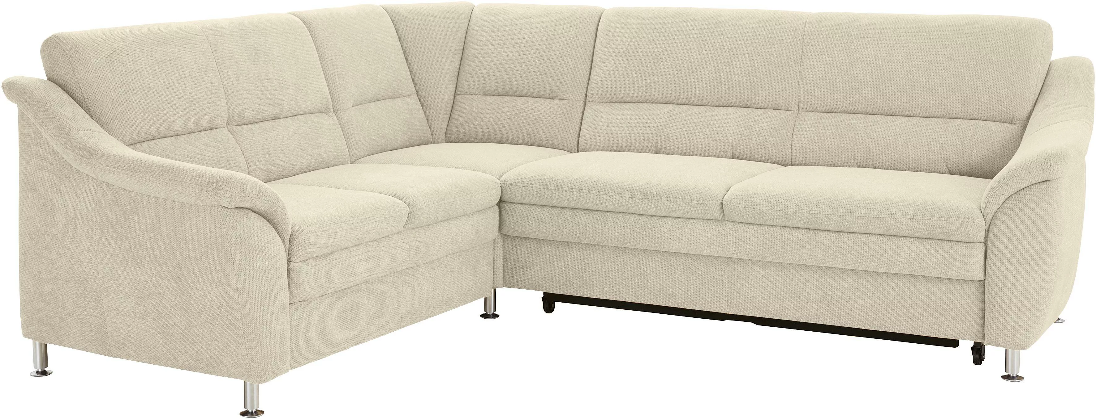 sit&more Ecksofa »Cardoso L-Form«, mit Federkern, wahlweise mit Bettfunktio günstig online kaufen