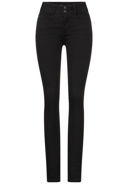 STREET ONE Bequeme Jeans STREET ONE / Da.Jeans / Style QR York,hw,black günstig online kaufen