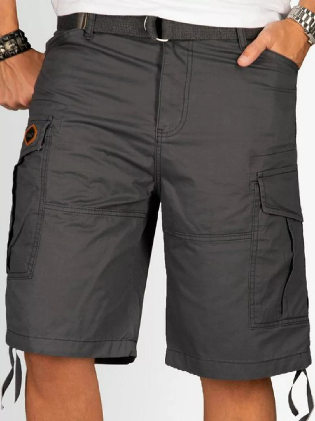 Alessandro Salvarini Cargoshorts ASLeon inklusive passendem Gürtel günstig online kaufen