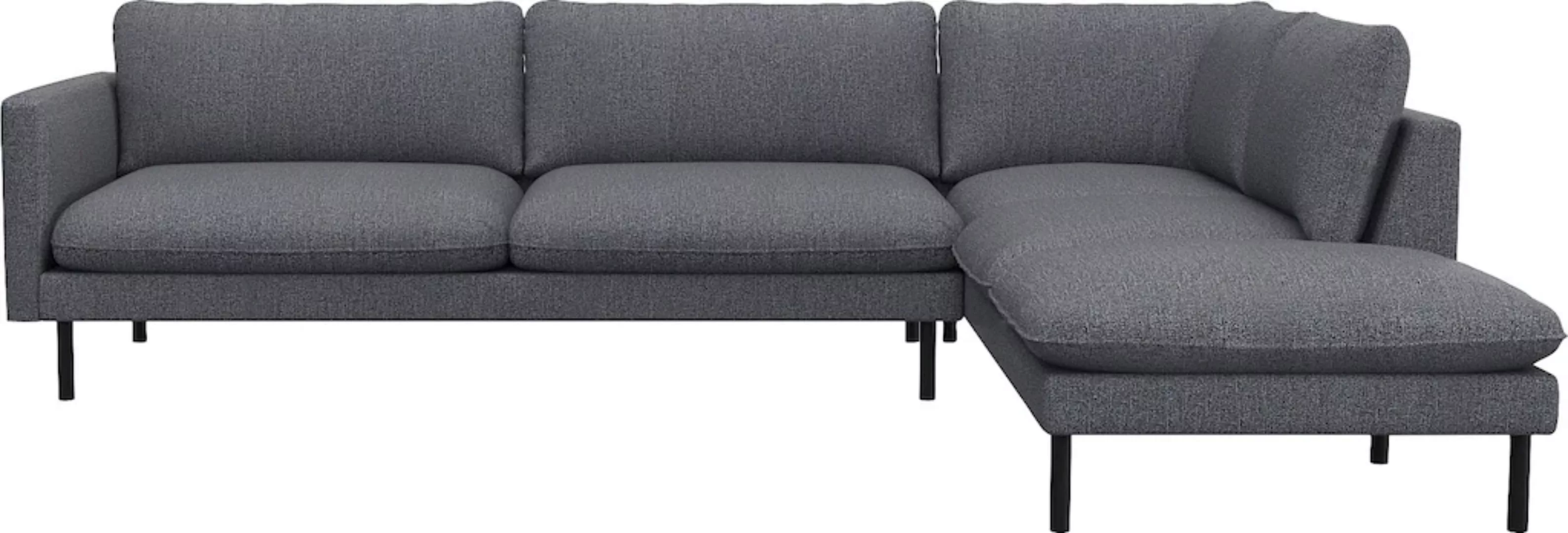 FLEXLUX Ecksofa "Bolzano, elegant und bequem, L-Form", Sitzaufbau mit Kalts günstig online kaufen