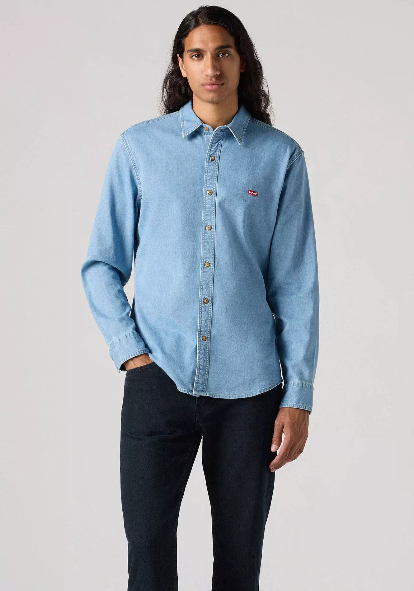 Levis Jeanshemd "LS BATTERY HM SHIRT SLIM", aus pflegeleichtem Baumwollmix günstig online kaufen