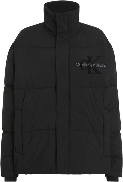 Calvin Klein Jeans Outdoorjacke CHENILLE PUFFER mit Logopatch günstig online kaufen