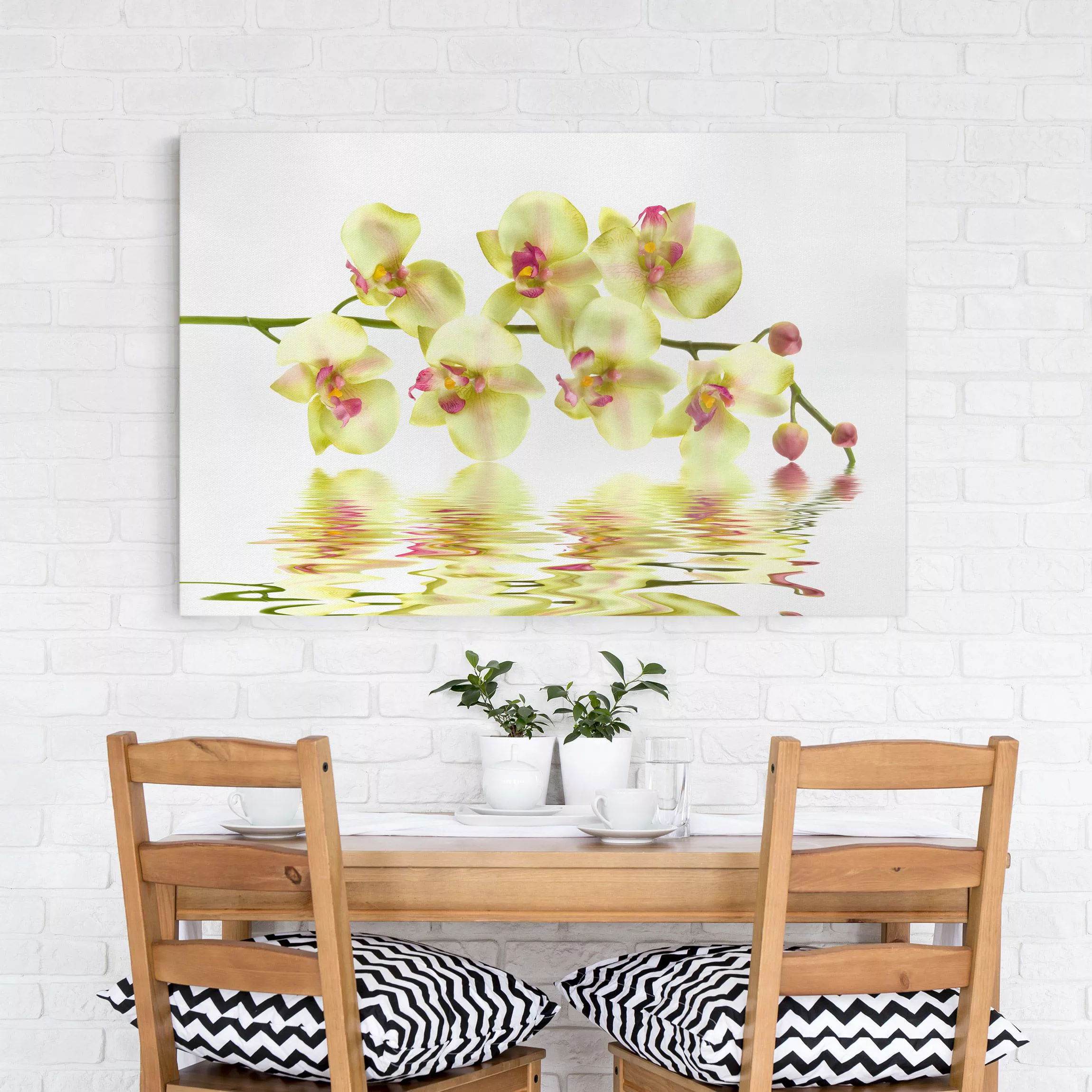 Leinwandbild Blumen - Querformat Dreamy Orchid Waters günstig online kaufen