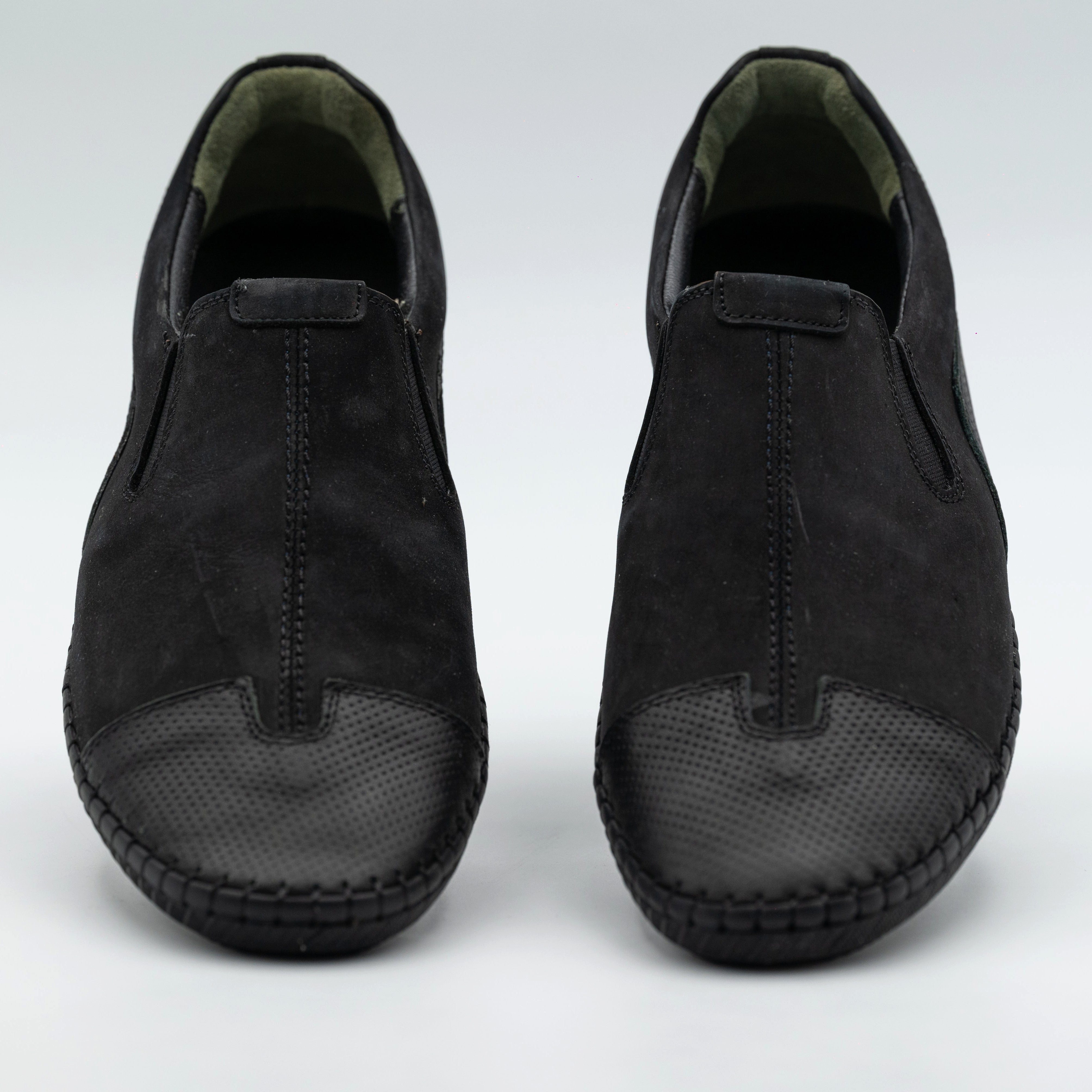 LaMarta Schwarze Herren Mokassins aus echtem günstig online kaufen