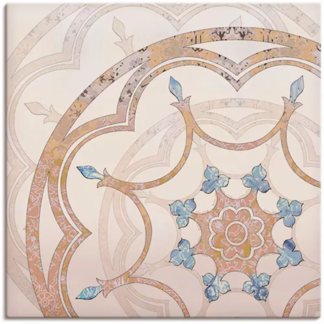 Artland Wandbild "Boho Mandala", Muster, (1 St.), als Alubild, Outdoorbild, günstig online kaufen
