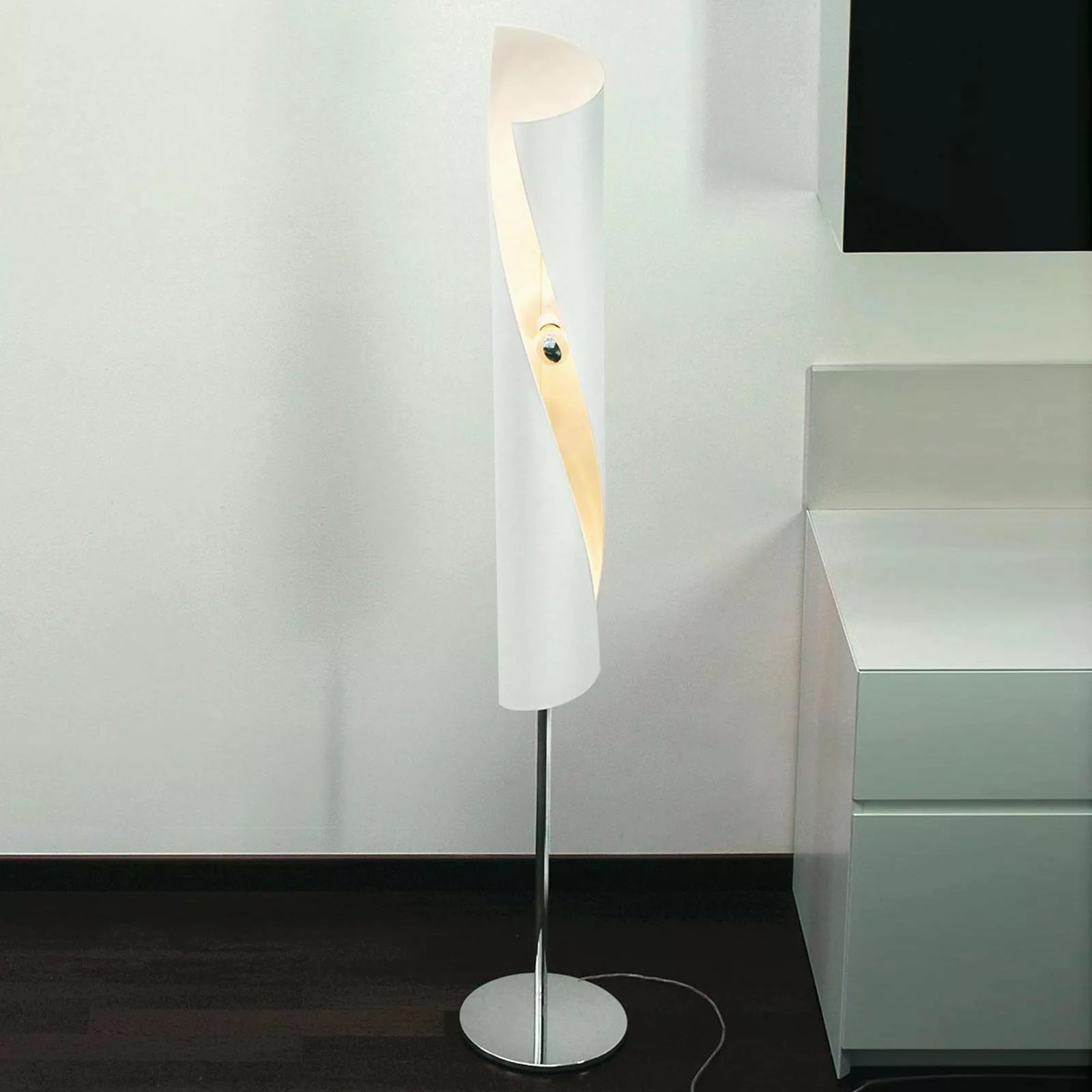 Knikerboker Hué - Designer-Stehlampe in Weiß günstig online kaufen