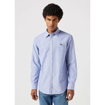 Wrangler  Hemdbluse 112350481 LS SHIRT-OXFORD BLUE günstig online kaufen