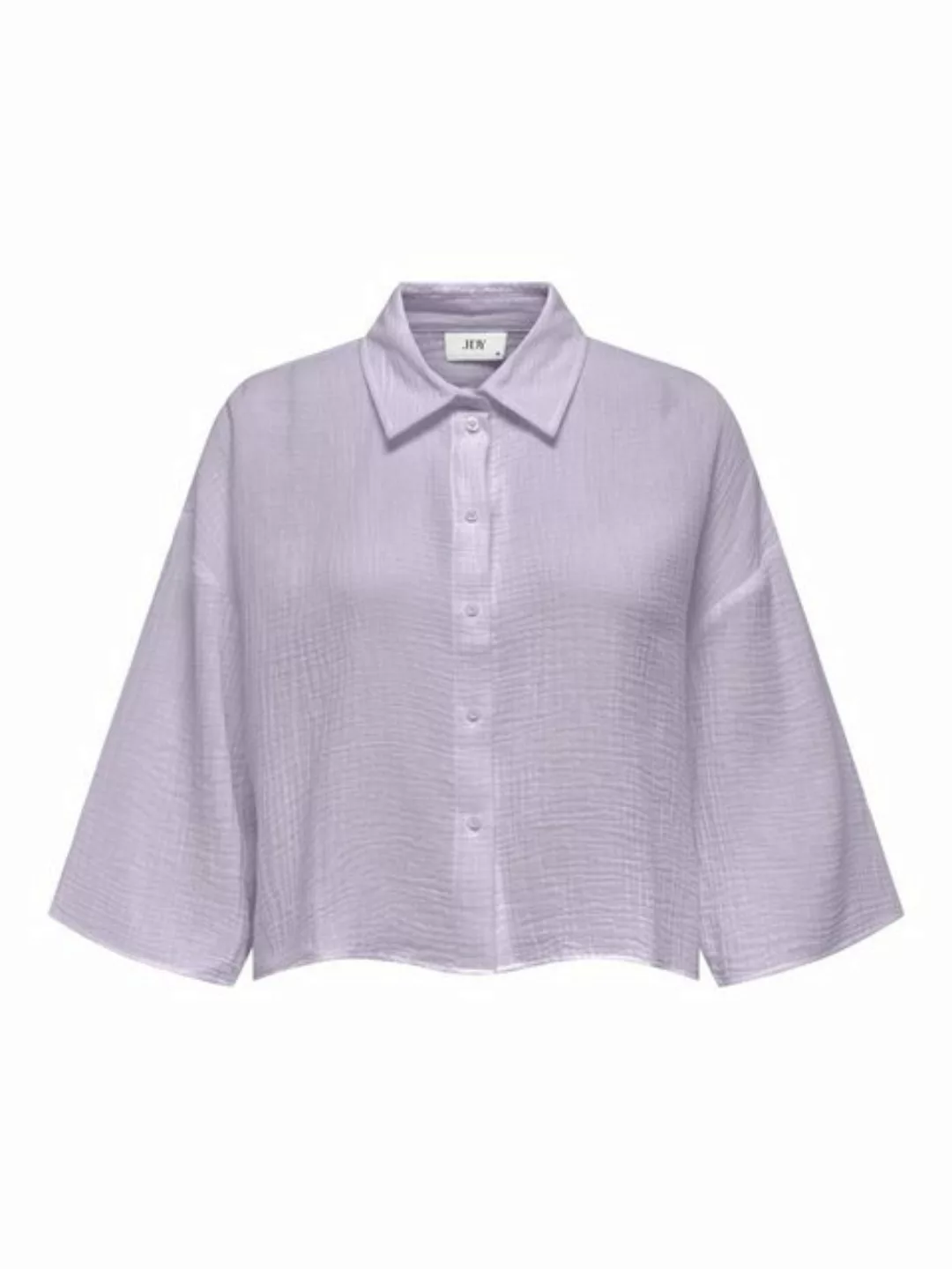 JACQUELINE de YONG Blusenshirt Legere Crepe Bluse Weite Ärmel 3/4 Hemdkrage günstig online kaufen