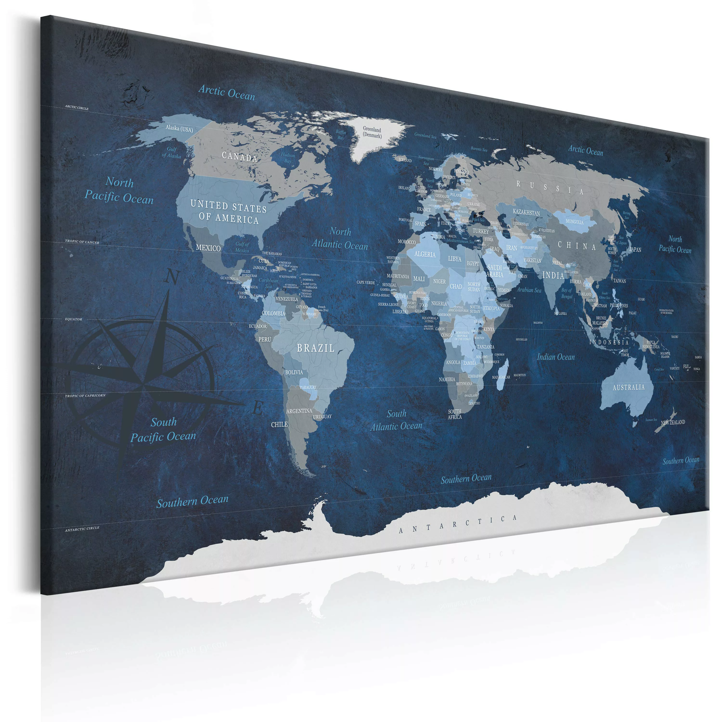 Wandbild - Dark Blue World günstig online kaufen