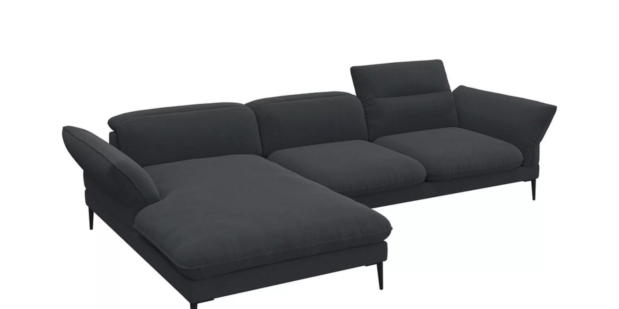 FLEXLUX Ecksofa "Salino, Funktionssofa mit Recamiere, Relaxsofa, Ecksofa", günstig online kaufen