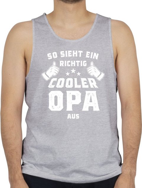 Shirtracer Tanktop So sieht ein richtig cooler Opa aus Opa Geschenke günstig online kaufen