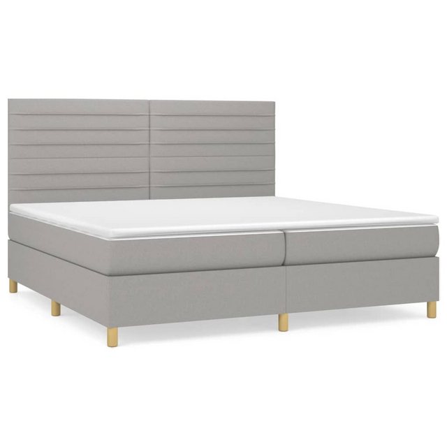 vidaXL Boxspringbett Bett Boxspringbett mit Matratze Stoff (200 x 200 cm, H günstig online kaufen