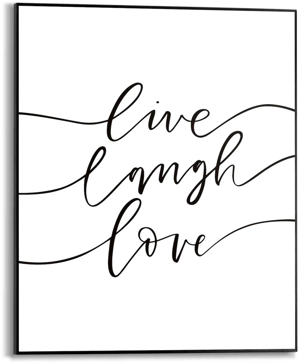 Reinders Poster "Live laugh love" günstig online kaufen