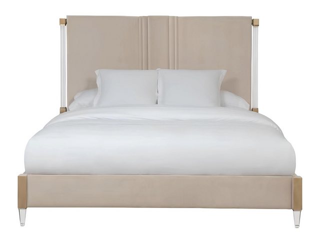 Xlmoebel Bett Neu Design Luxus Doppelbett mit Lederpolsterung für Schlafzim günstig online kaufen