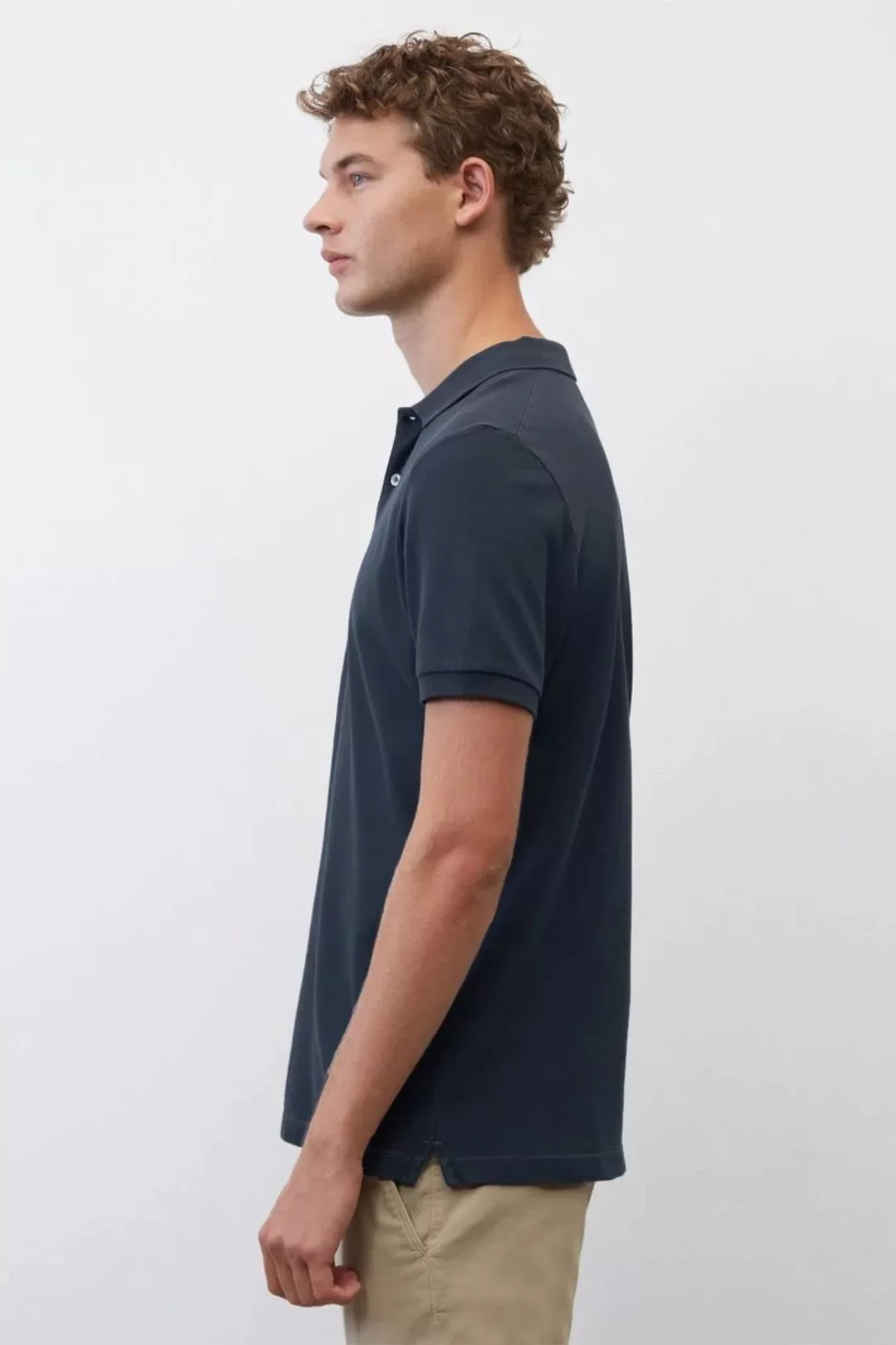 Marc O'Polo Poloshirt Dunkelblau - Größe L günstig online kaufen