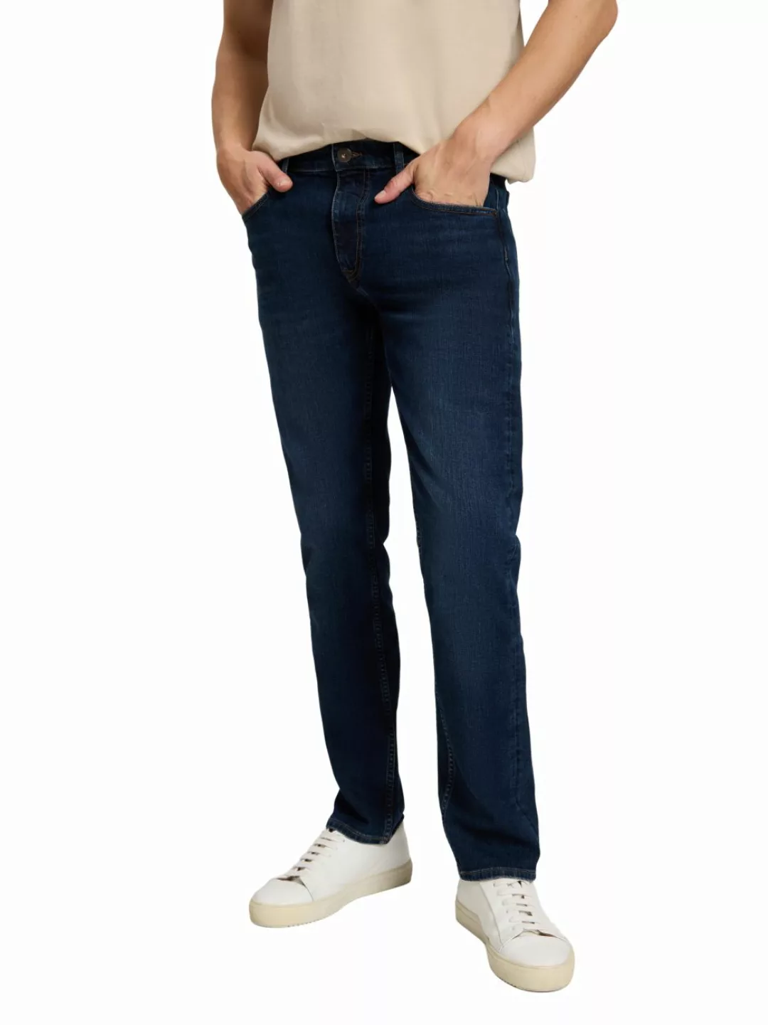 Cross Jeans Herren Jeans DAMIEN - Slim Fit - Blau - Blue günstig online kaufen