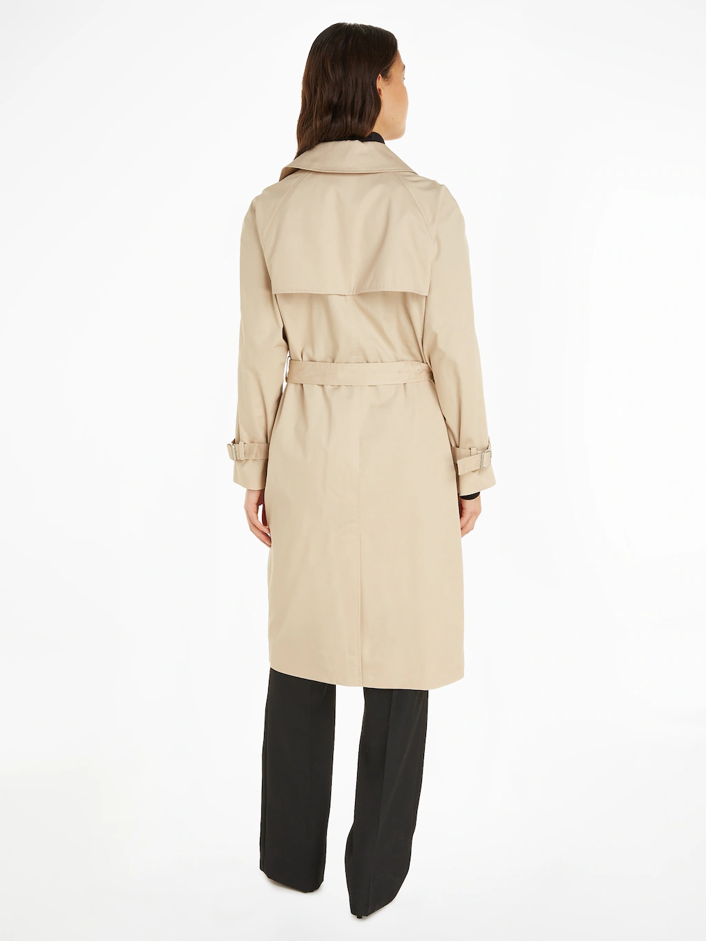 Calvin Klein Outdoorjacke ESSENTIAL TRENCH COAT (Set, 2-St., mit Gürtel) mi günstig online kaufen