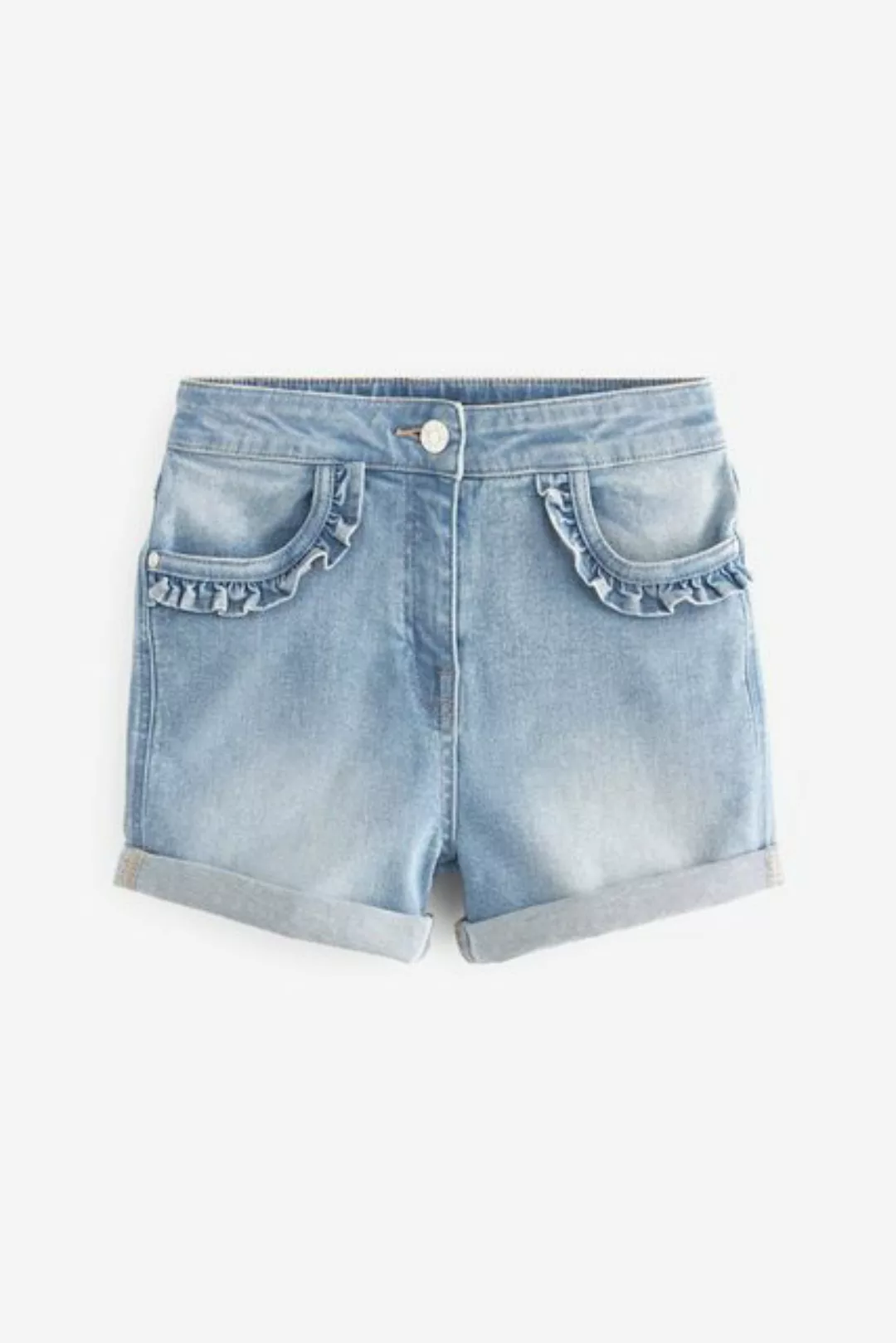 Next Jeansshorts Jeansshorts mit Rüschentasche (1-tlg) günstig online kaufen