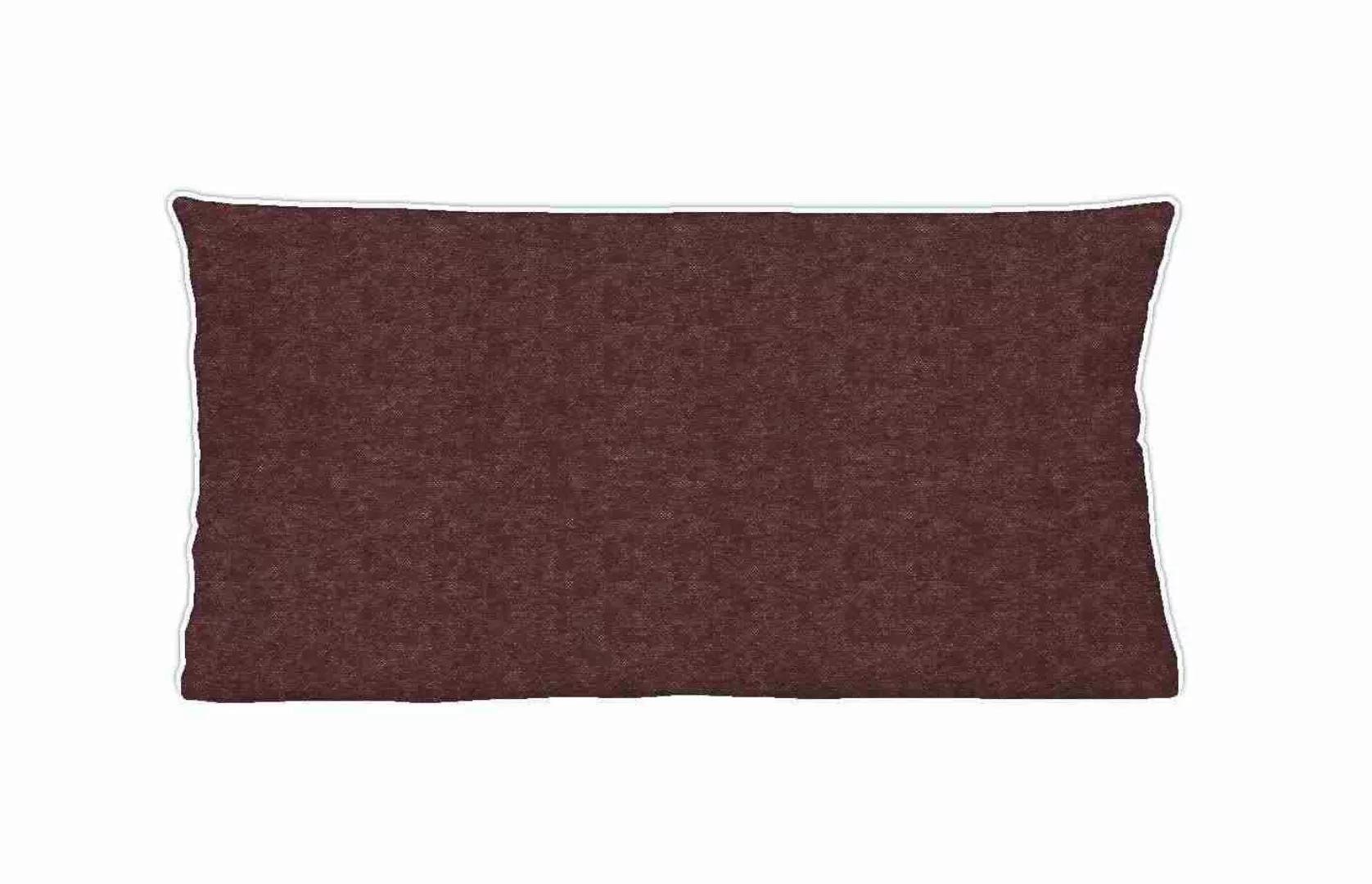 Kopfkissenbezug Biber Burgund 40x80 günstig online kaufen