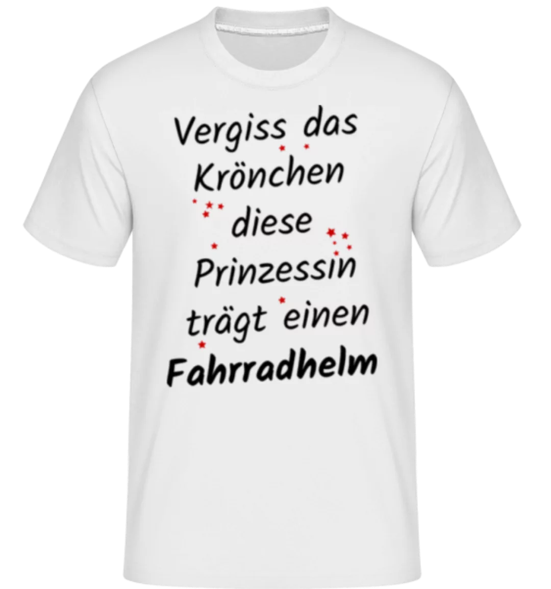 Prinzessin Trägt Fahrradhelm · Shirtinator Männer T-Shirt günstig online kaufen