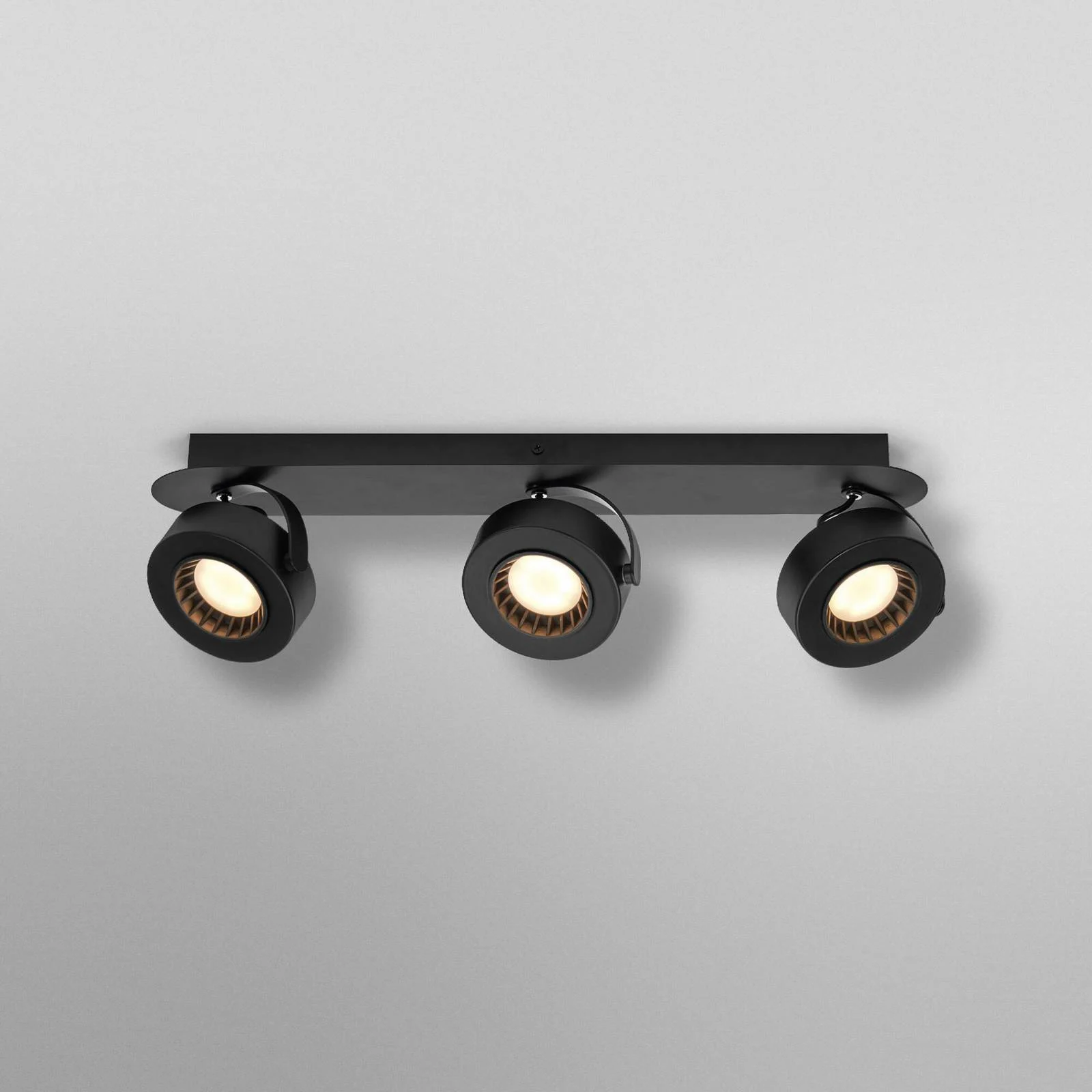 OSRAM LED-Deckenstrahler VENUS schwarz 3-flg. Metall 3.000 K günstig online kaufen
