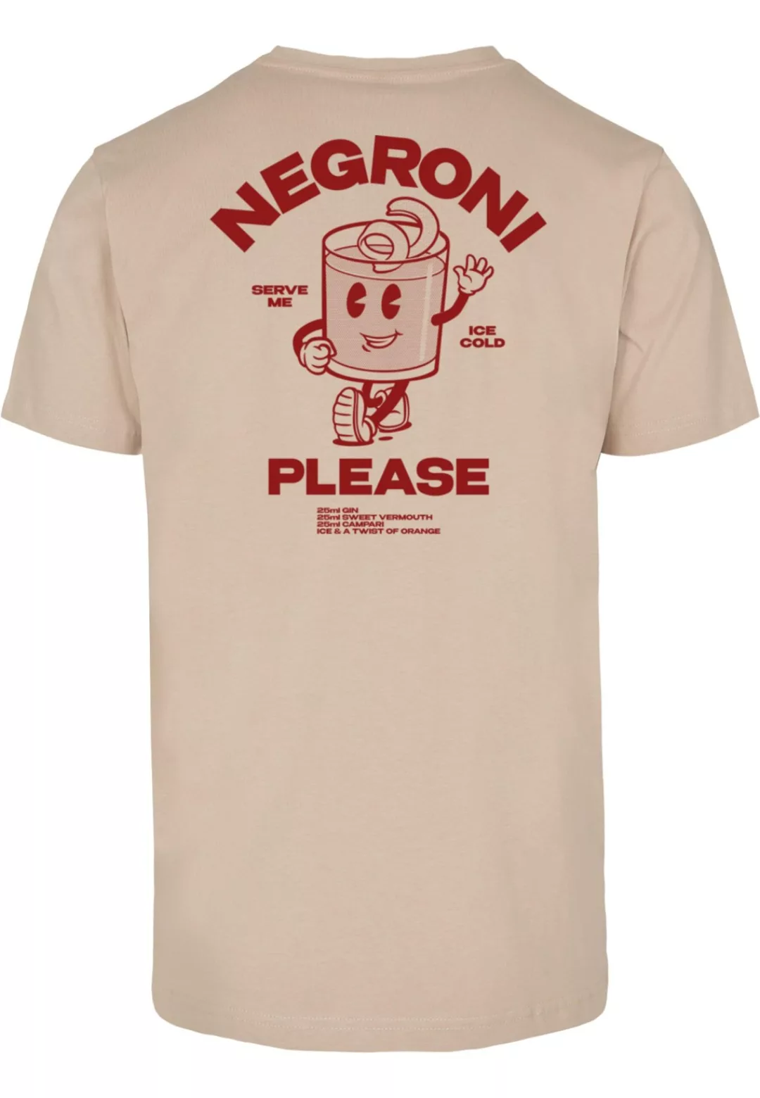 MisterTee T-Shirt "MisterTee Negroni Please Tee", (1 tlg.) günstig online kaufen