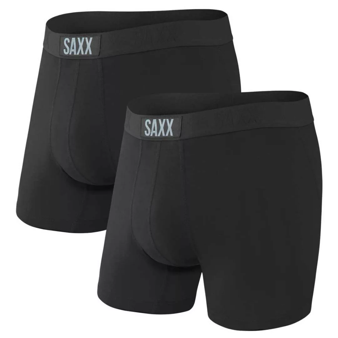 Saxx Underwear Vibe Boxer 2 Einheiten S Black / Black günstig online kaufen
