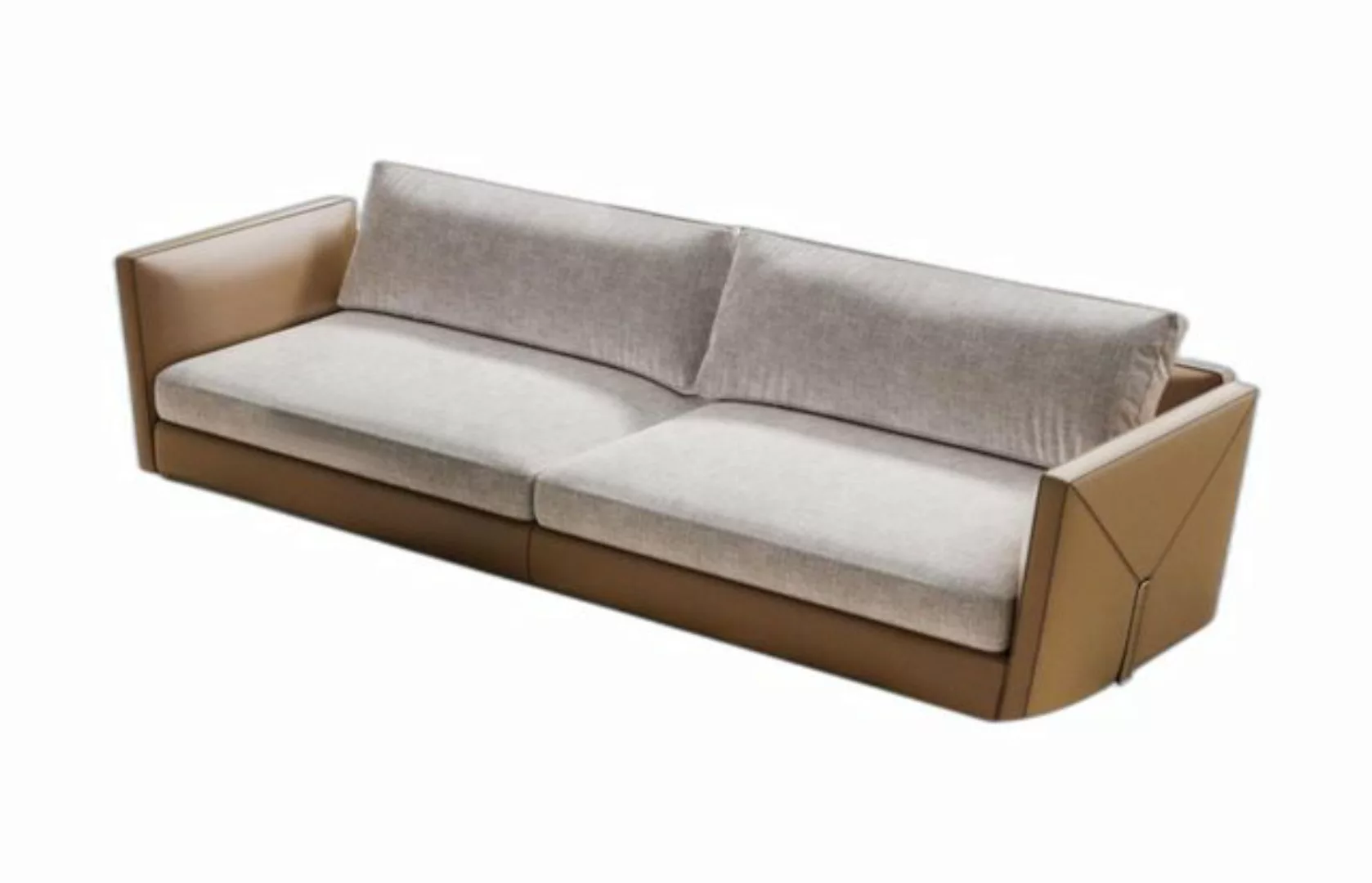 Xlmoebel 3-Sitzer Sofa 3 Plätze Dreisitzer Modern Textil Grau Sofas Stil Wo günstig online kaufen