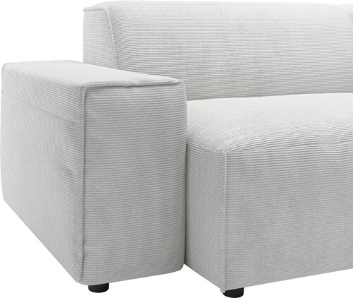 andas Ecksofa Glimminge L-Form auch in Breitcord, Feincord + Easy care-Bezu günstig online kaufen