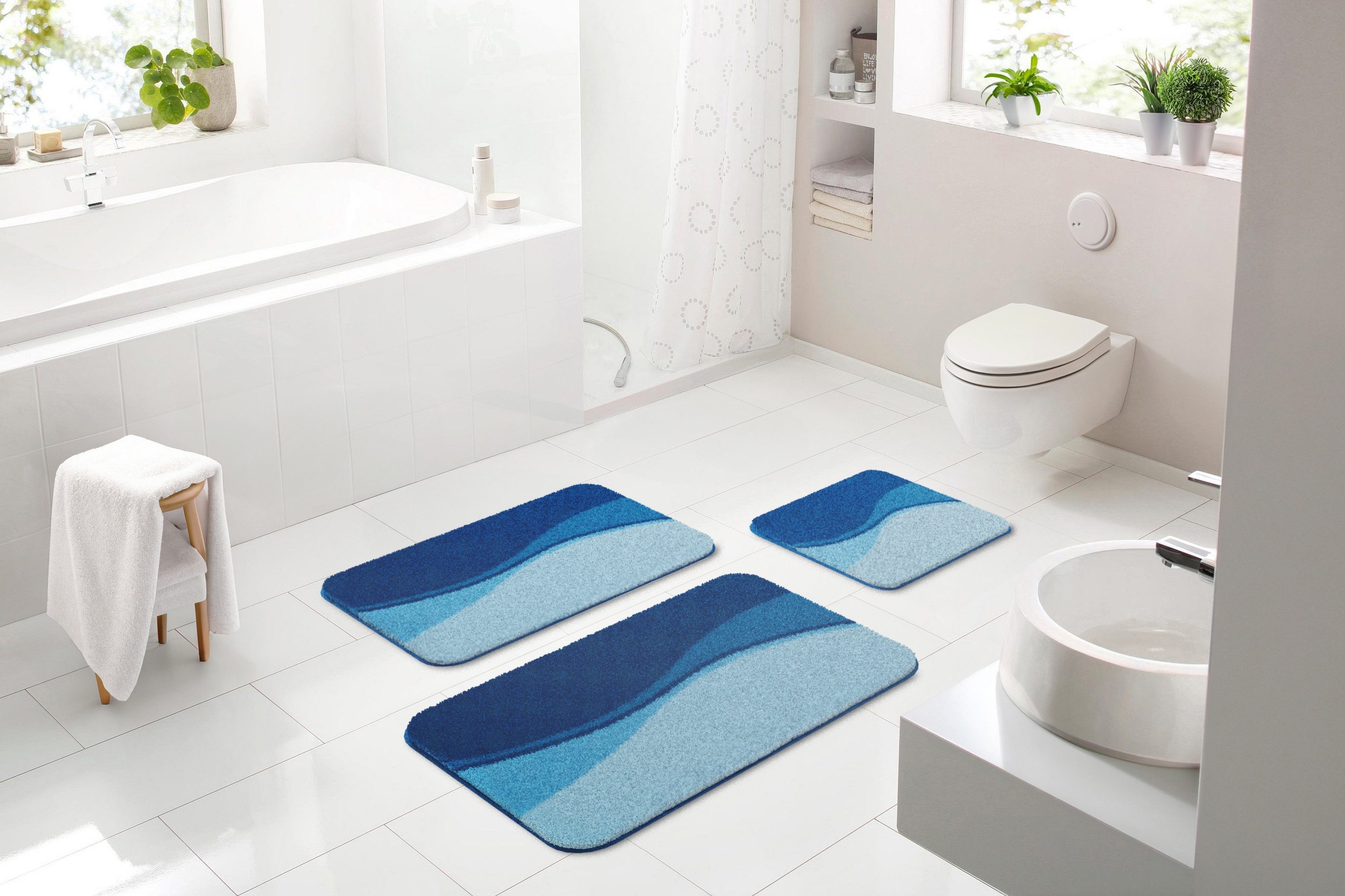 Linea Due Badematte Merkur, Höhe 18 günstig online kaufen