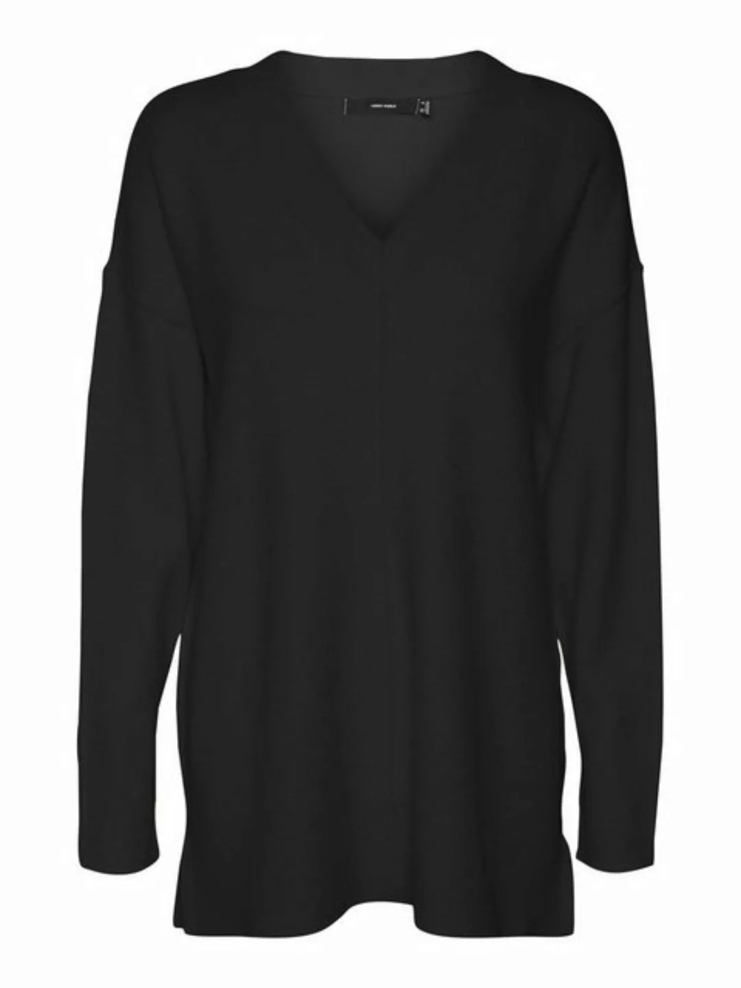 Vero Moda V-Ausschnitt-Pullover VMGOLD LINK LS LONG V-NECK PULLOVER günstig online kaufen