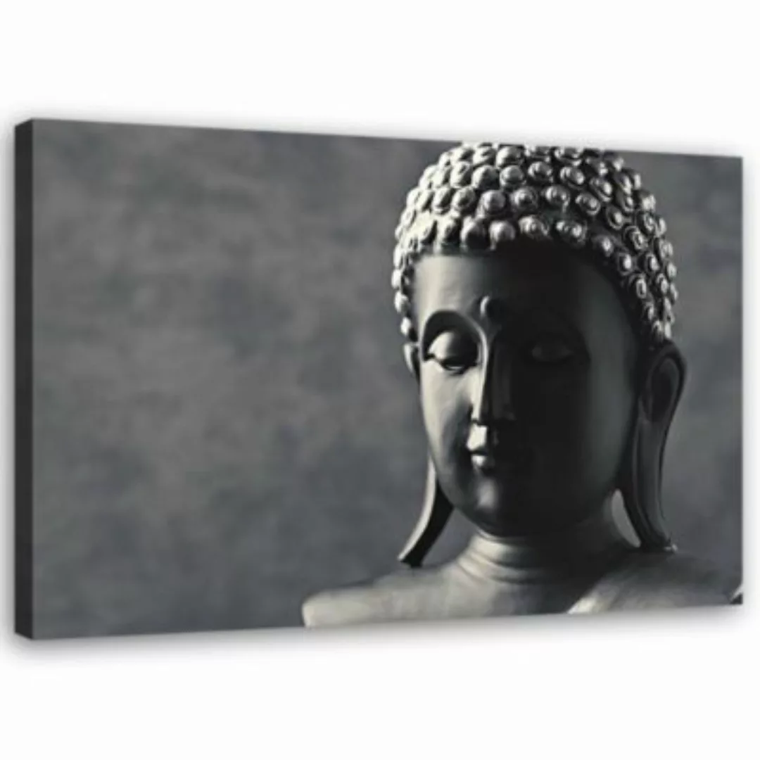FEEBY® Kunst Buddha Statue Leinwandbilder bunt Gr. 60 x 40 günstig online kaufen
