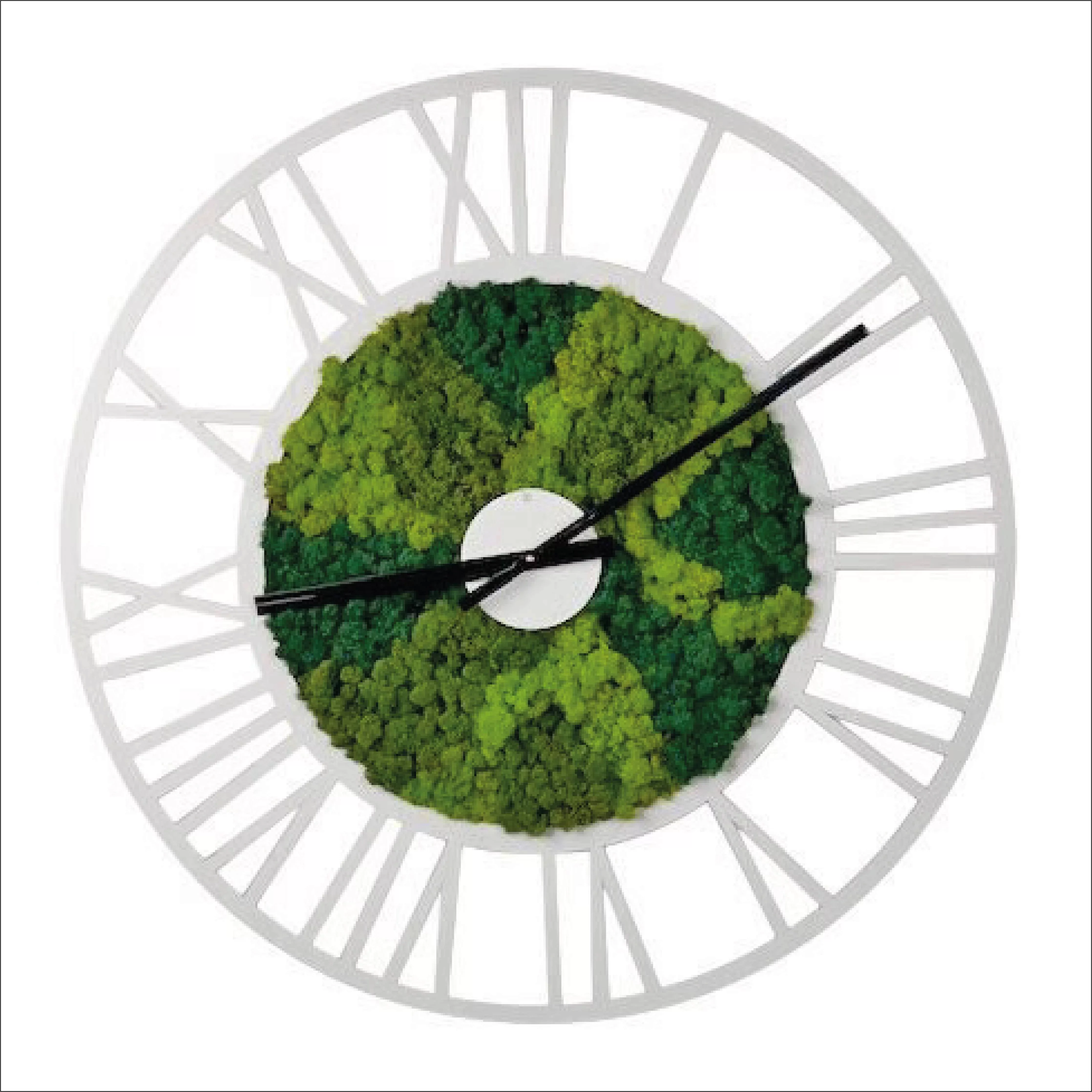 STEELLISH | Wanduhr MOSS Clock XI günstig online kaufen