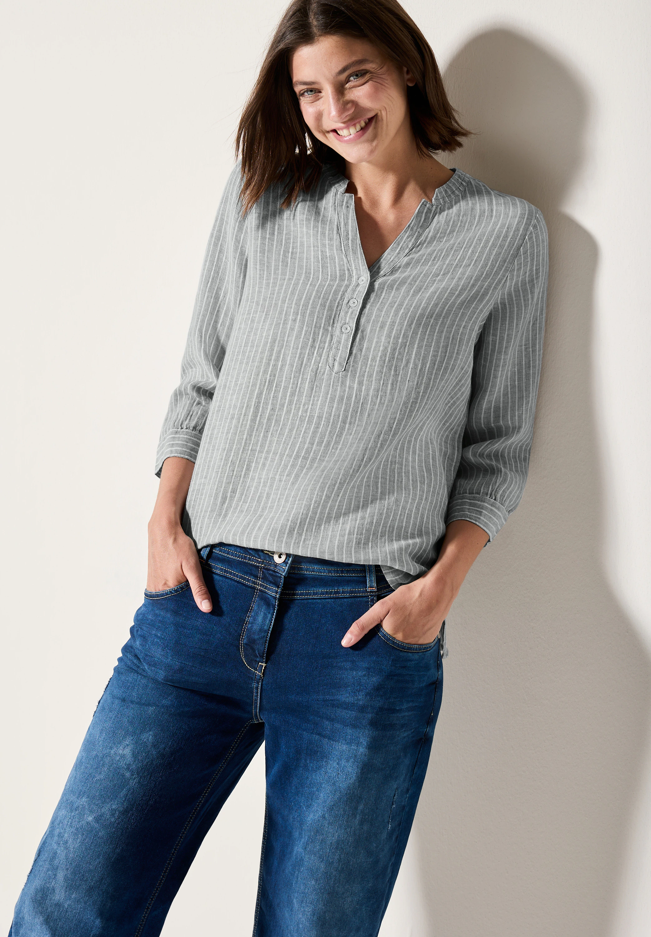 Cecil Klassische Bluse, mit 3/4 Ärmeln günstig online kaufen
