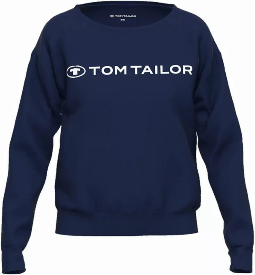 TOM TAILOR Sweatshirt mit Basic Fit, verziert durch Logoschriftzug günstig online kaufen