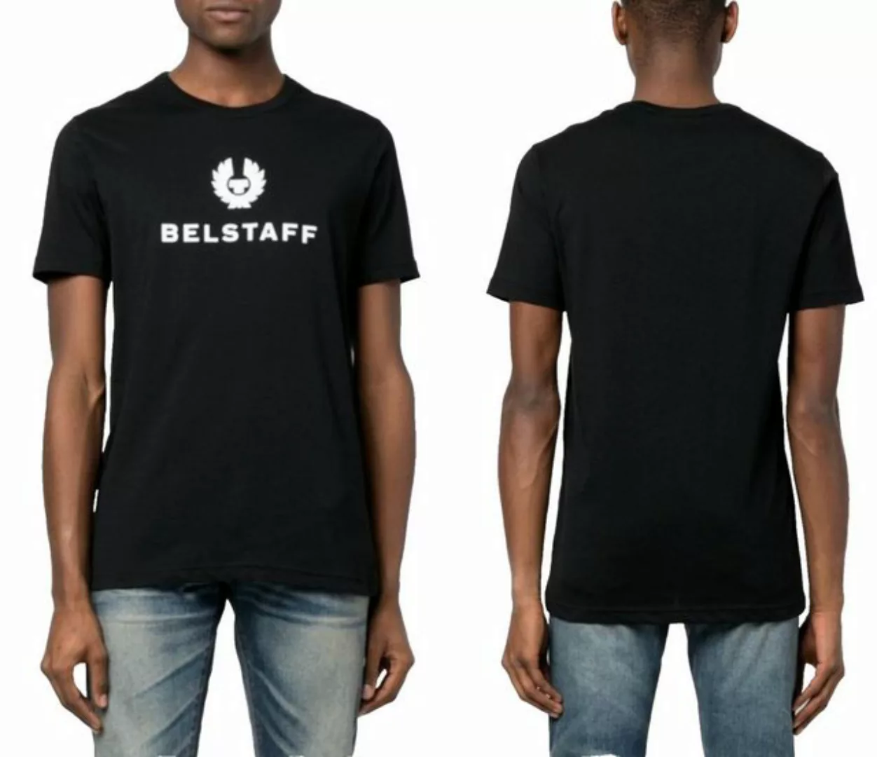 Belstaff T-Shirt BELSTAFF Signature T-Shirt Retro Cotton Phoenix Logo Tee R günstig online kaufen