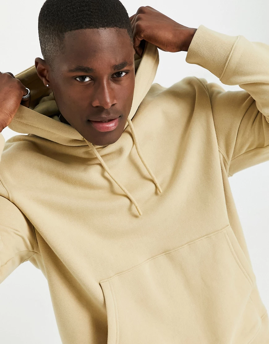 Topman – Kapuzenpullover in Stein, Kombiteil-Neutral günstig online kaufen