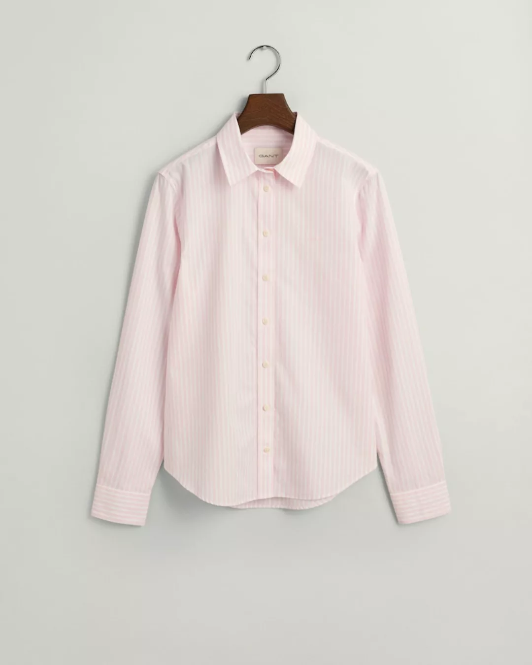 Gant Hemdbluse REG POPLIN STRIPED SHIRT mit einer kleinen Logostickerei auf günstig online kaufen