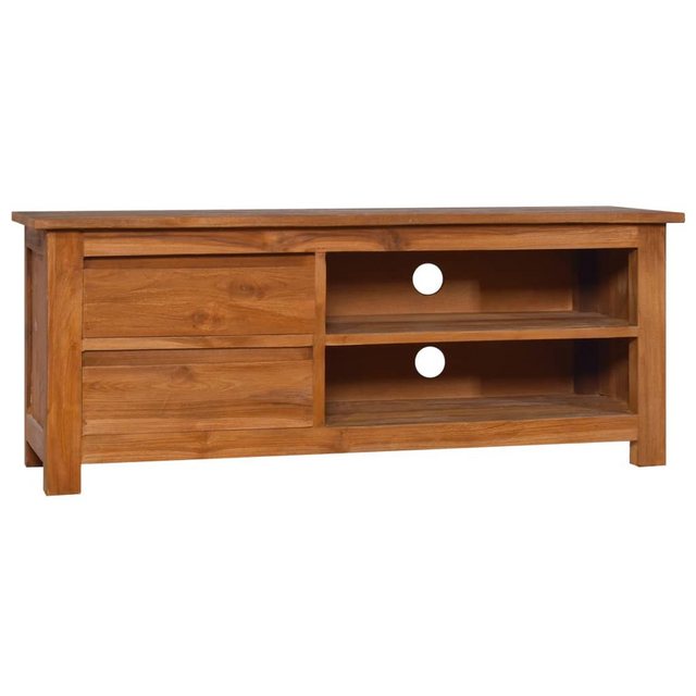 Tv-schrank 100x30x40 Cm Teak Massivholz günstig online kaufen