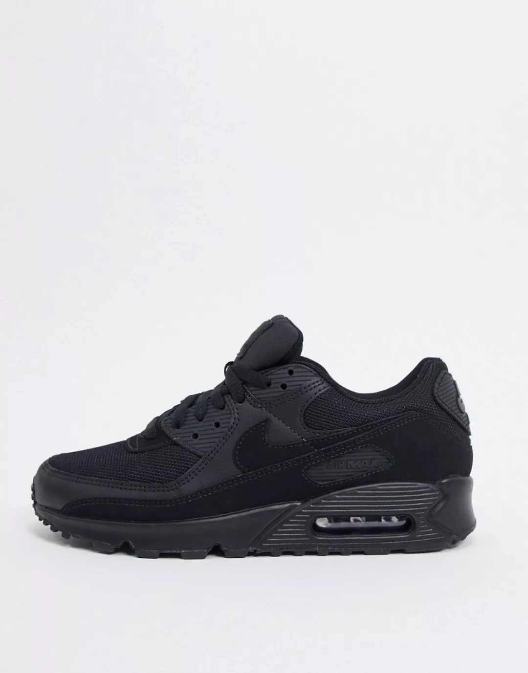 Nike – Air Max 90 Recraft – Sneaker in Triple-Schwarz günstig online kaufen