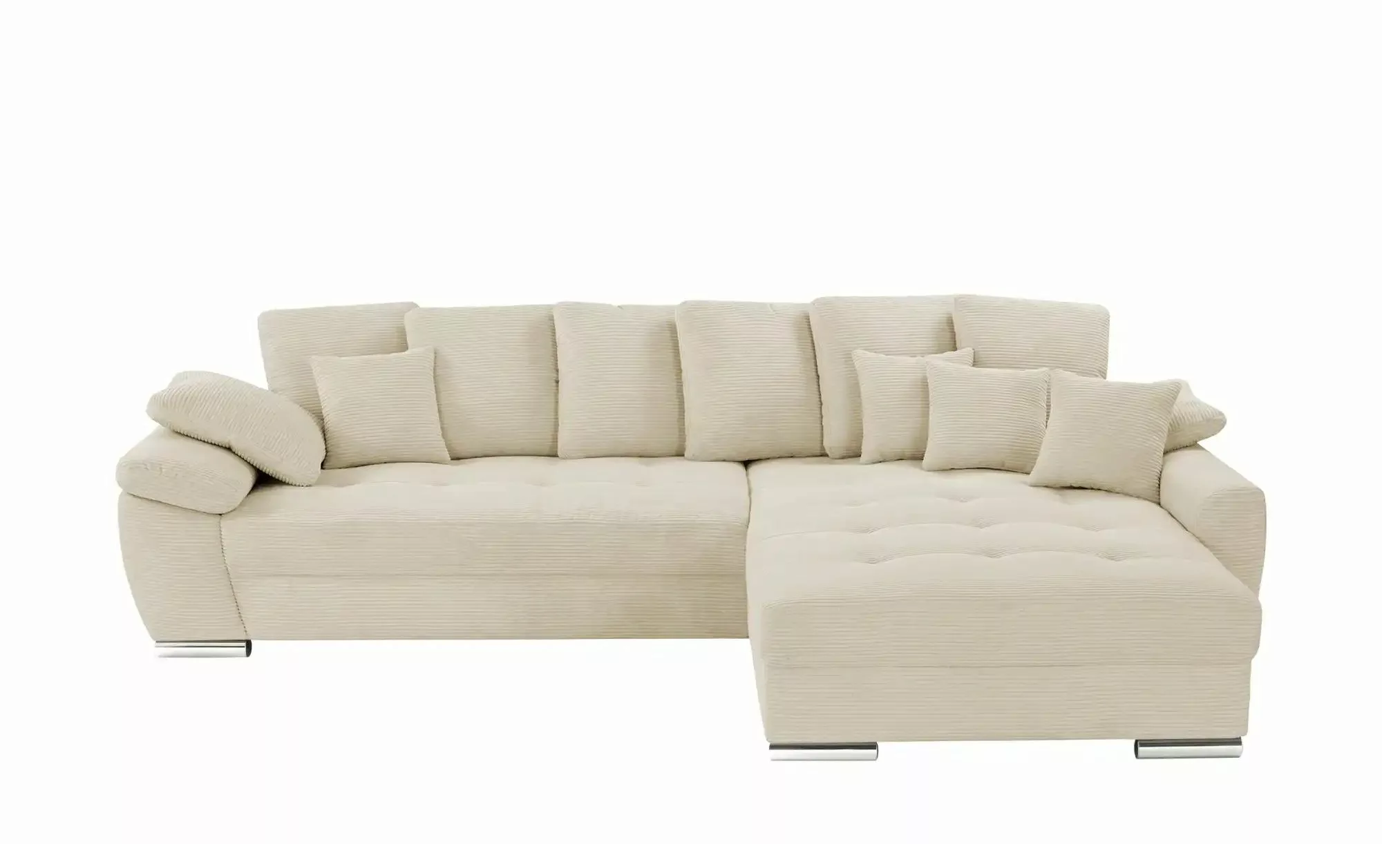 Ecksofa  Farina ¦ creme ¦ Maße (cm): B: 323 H: 92 T: 222 Polstermöbel > Sof günstig online kaufen