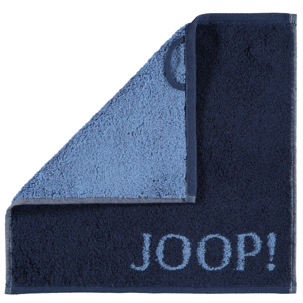 JOOP! Classic - Doubleface 1600 - Farbe: Navy - 14 - Seiflappen 30x30 cm günstig online kaufen